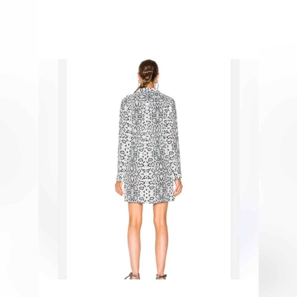 Equipment Snakeskin Print Long Sleeve Dress - Picture 16 of 16